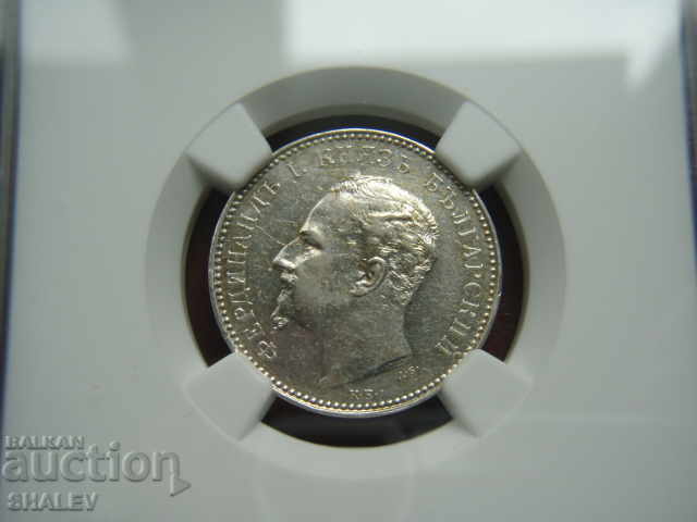 Auction 1 Lev 1891 Principality of Bulgaria - AU Details on NGC! Auction 1 Lev 1891 Principality of Bulgaria - AU Details on NGC!