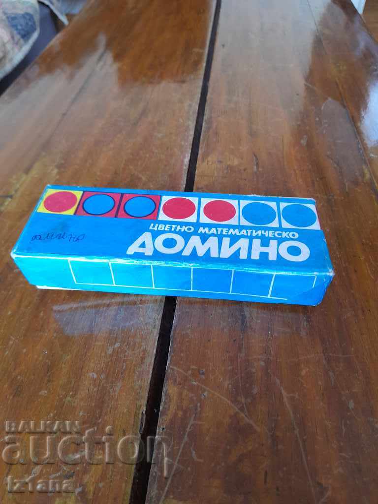 Domino matematic, de culoare veche