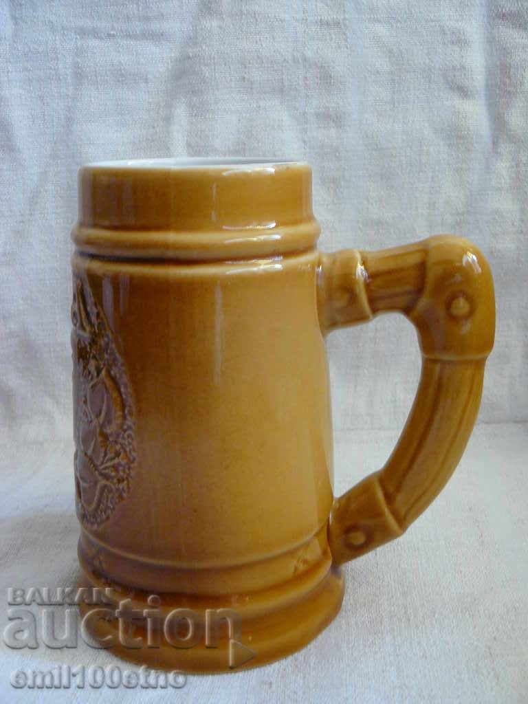 Auction  Mug CSLA Czechoslovak People's Army - KZ BECHYME