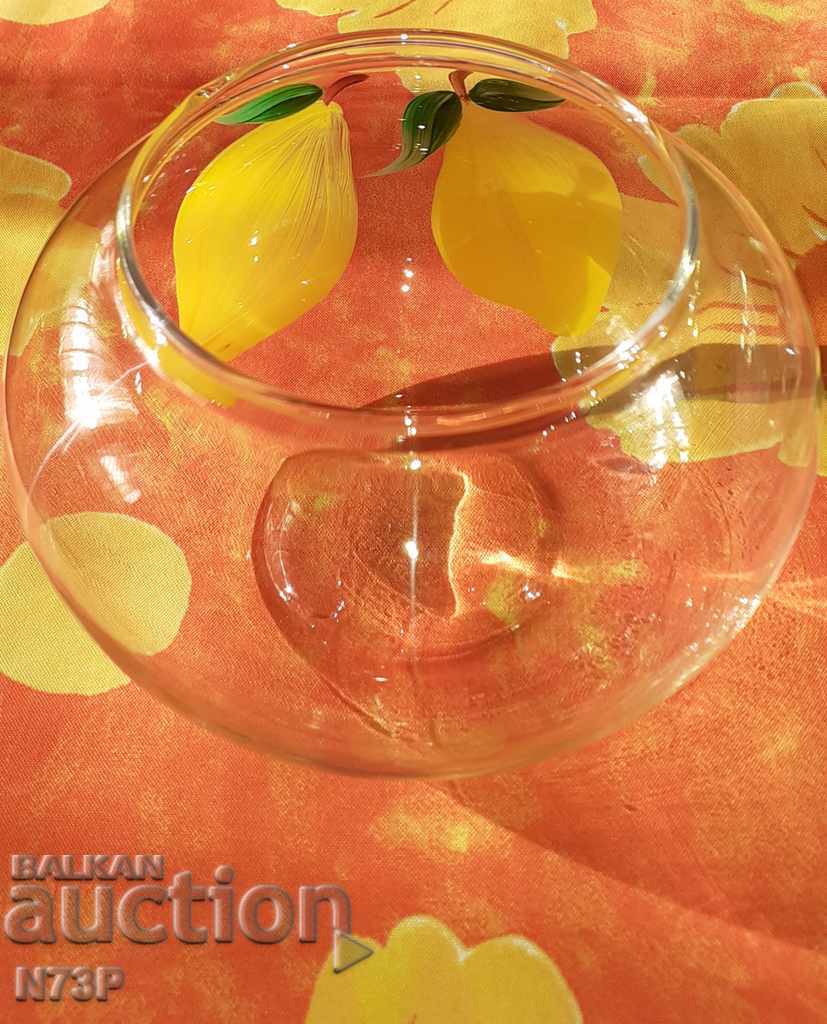 VASE. THIN GLASS. HANDMADE. with price 8.00 BGN | € 4.09 VASE. THIN GLASS. HANDMADE. with price 8.00 BGN | € 4.09