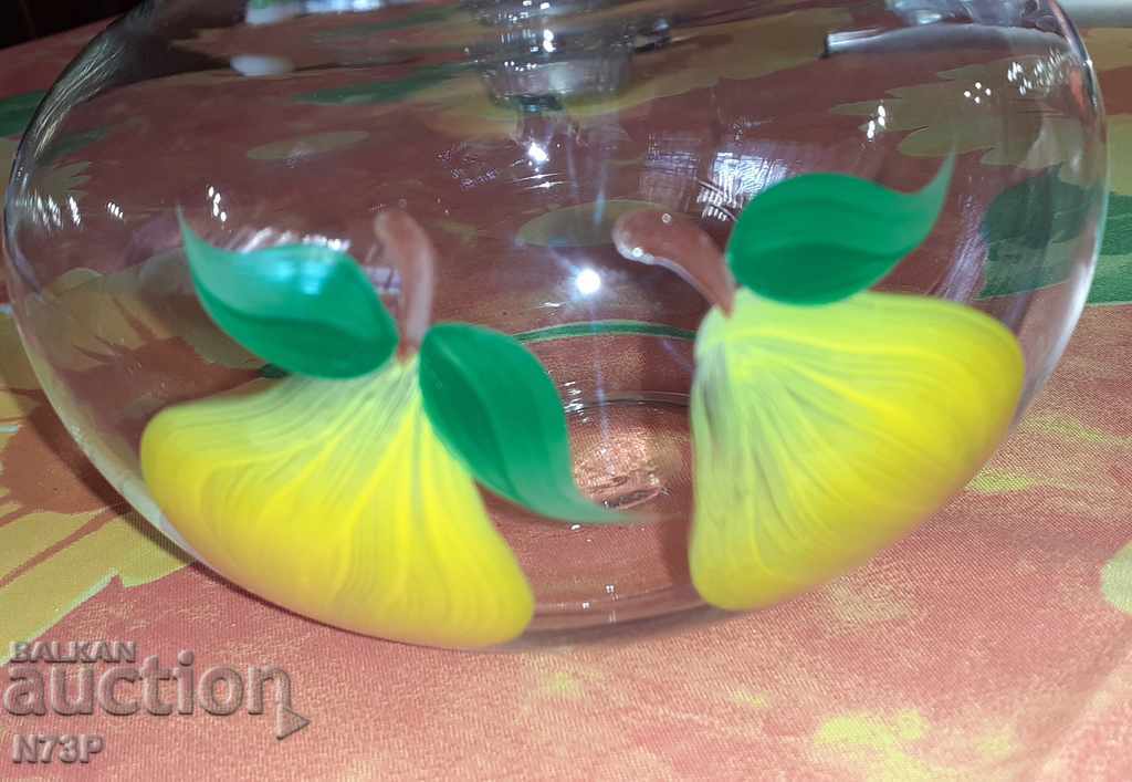 VASE. THIN GLASS. HANDMADE. - 6 VASE. THIN GLASS. HANDMADE. - 6