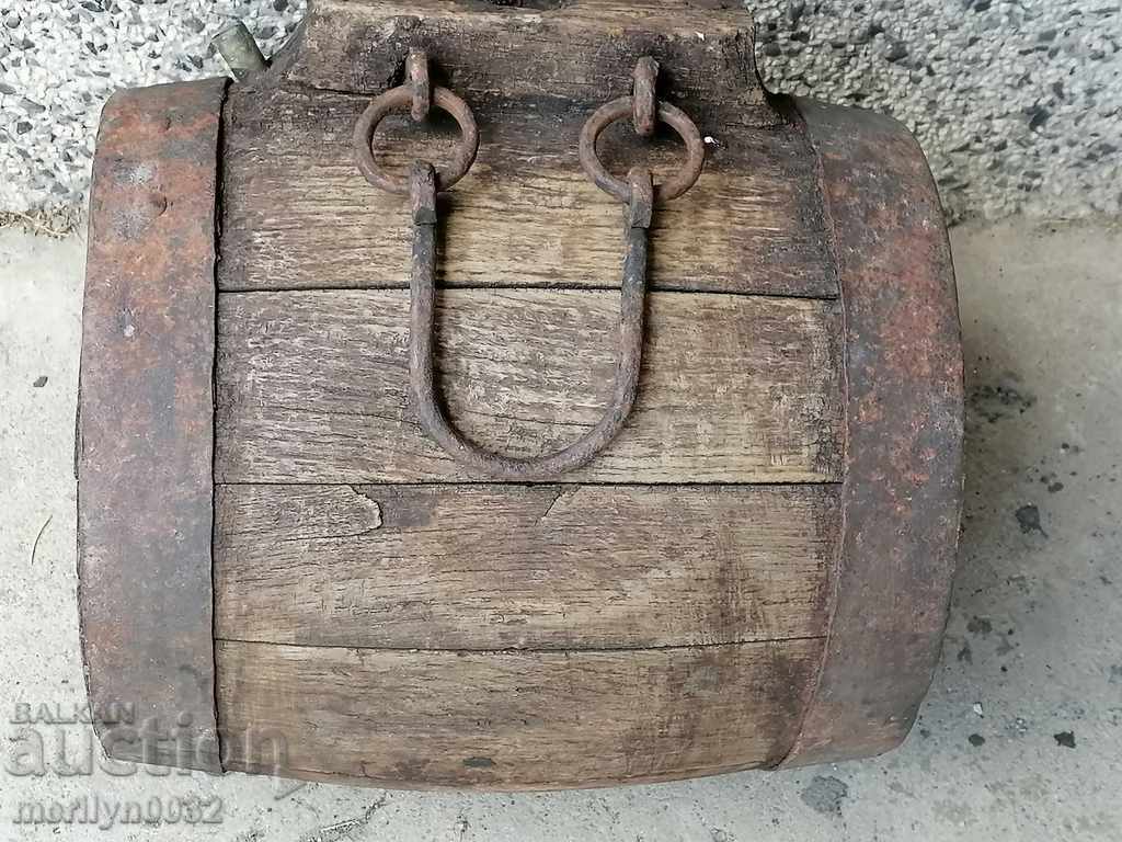 Old bucket, flask, barrel, crank, wooden with price 69.00 BGN | € 35.28