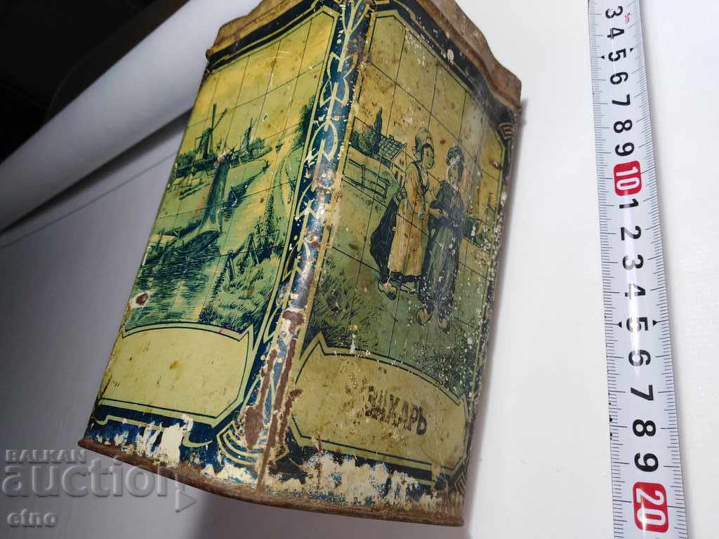 Παλαιό μεταλλικό κουτί ζάχαρης από τους τσαρικούς χρόνους - 5 Παλαιό μεταλλικό κουτί ζάχαρης από τους τσαρικούς χρόνους - 5