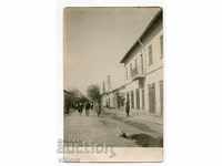 Targovishte rare photo card 1927 street mosque view
