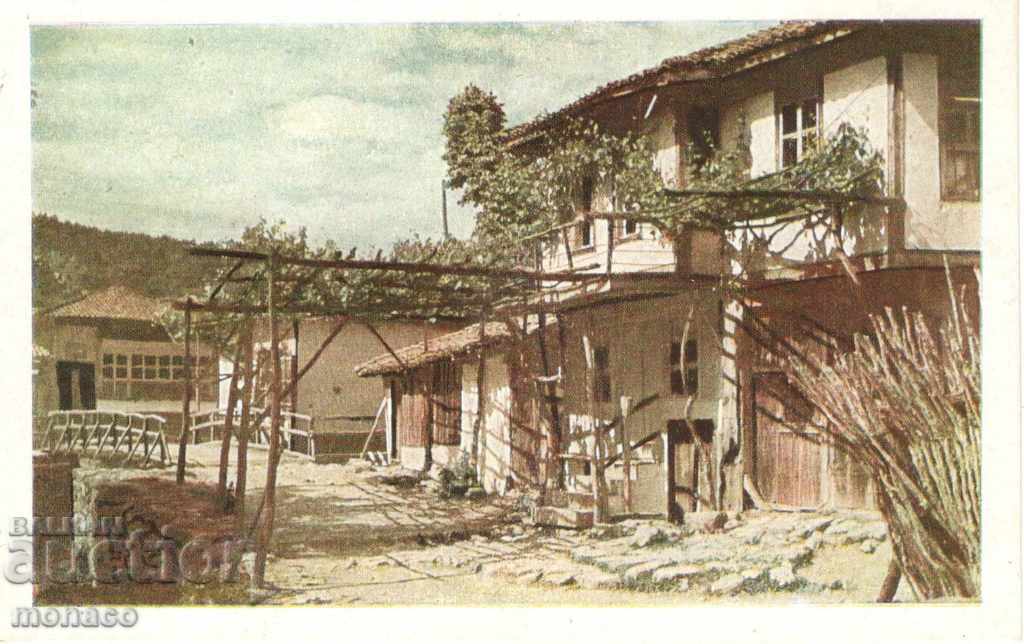 Παλιά καρτ ποστάλ - Kalofer, Παλιά σπίτια
