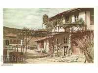 Old postcard - Kalofer, Old houses