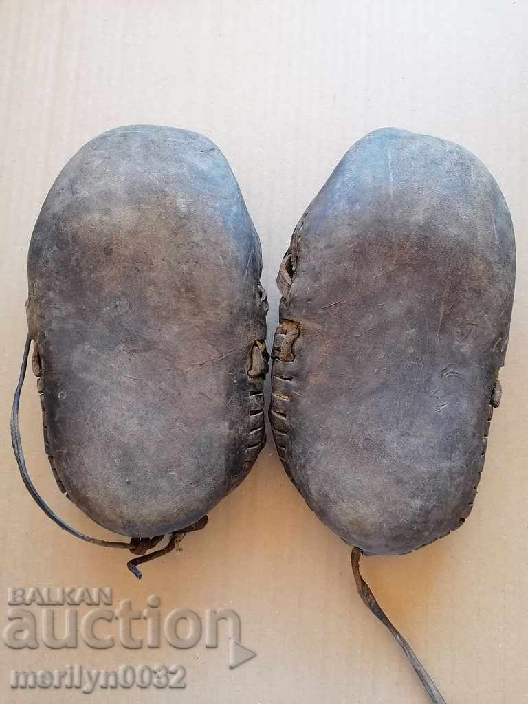 Auction A pair of old haiduk (rebel) shoes Auction A pair of old haiduk (rebel) shoes