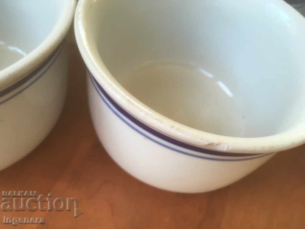 PORCELAIN CUP BULGARIA FROM THE EARLY SOC.-9 PCS - 5