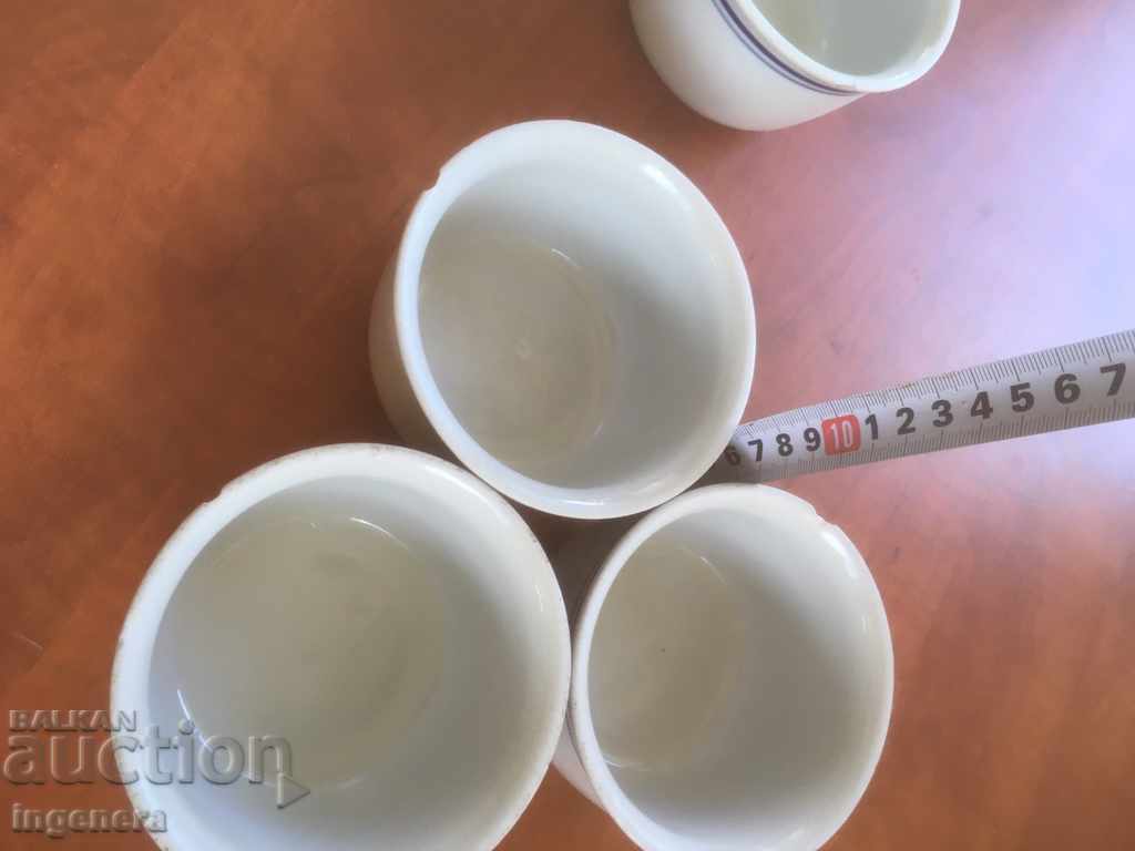 PORCELAIN CUP BULGARIA FROM THE EARLY SOC.-9 PCS - 6