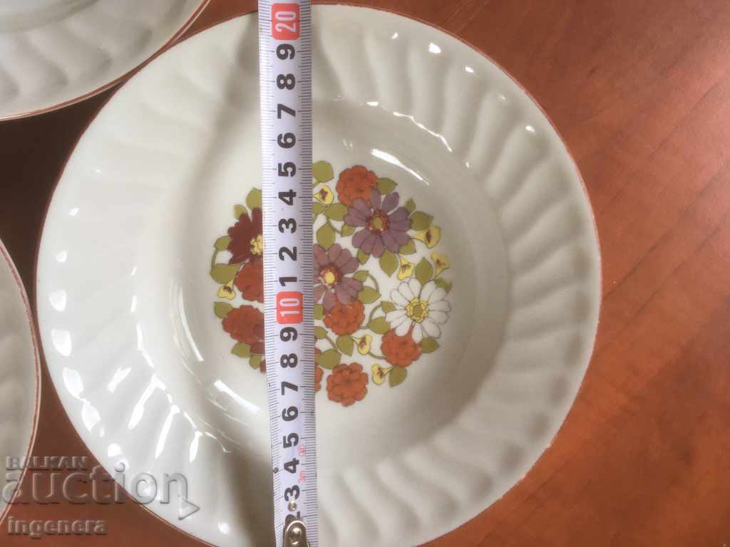 PORCELAIN PLATE BULGARIA-3 PCS - 5