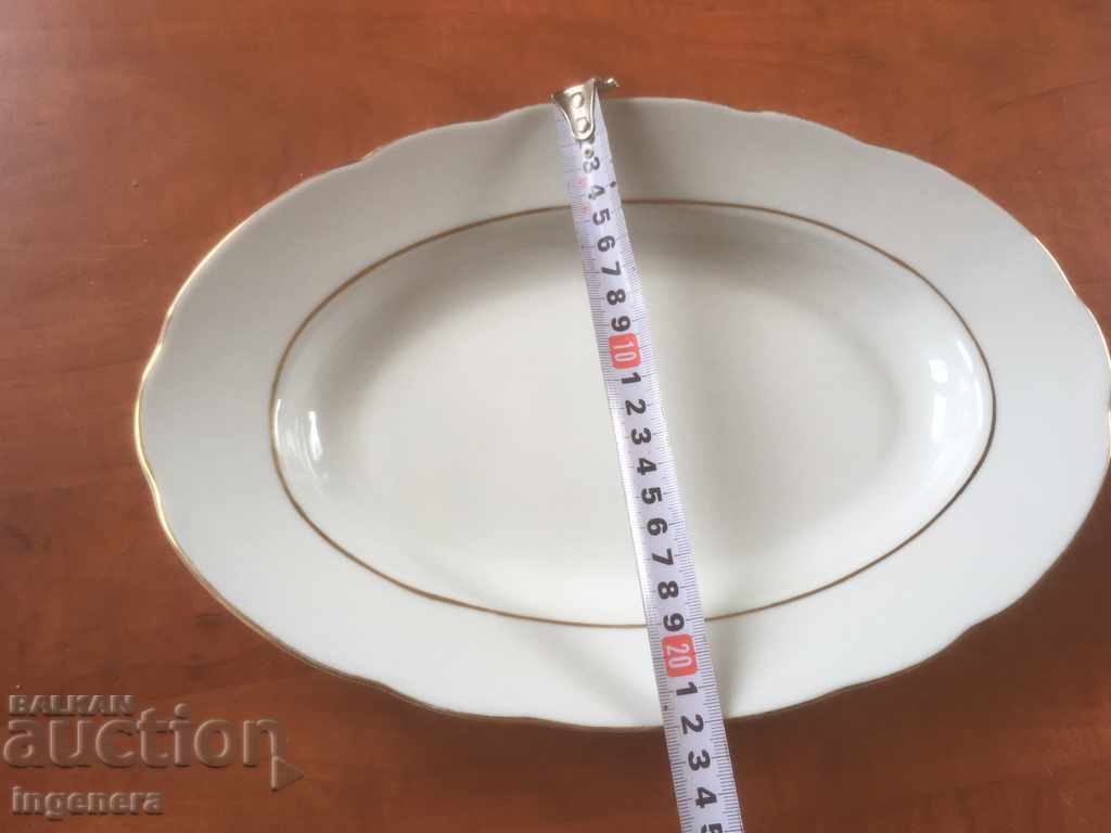 PORCELAIN PLATEAU ELLIPSE <DYANKO STEFANOV> - RAZGRAD BULGARIA with price 22.00 BGN | € 11.25