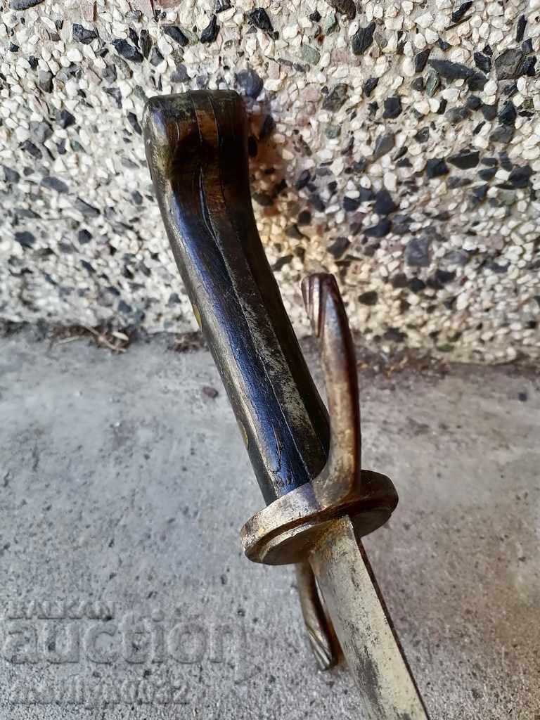 Balkan cleaver saber scimitar knife bayonet blade chereni horn dagger - 6 Balkan cleaver saber scimitar knife bayonet blade chereni horn dagger - 6