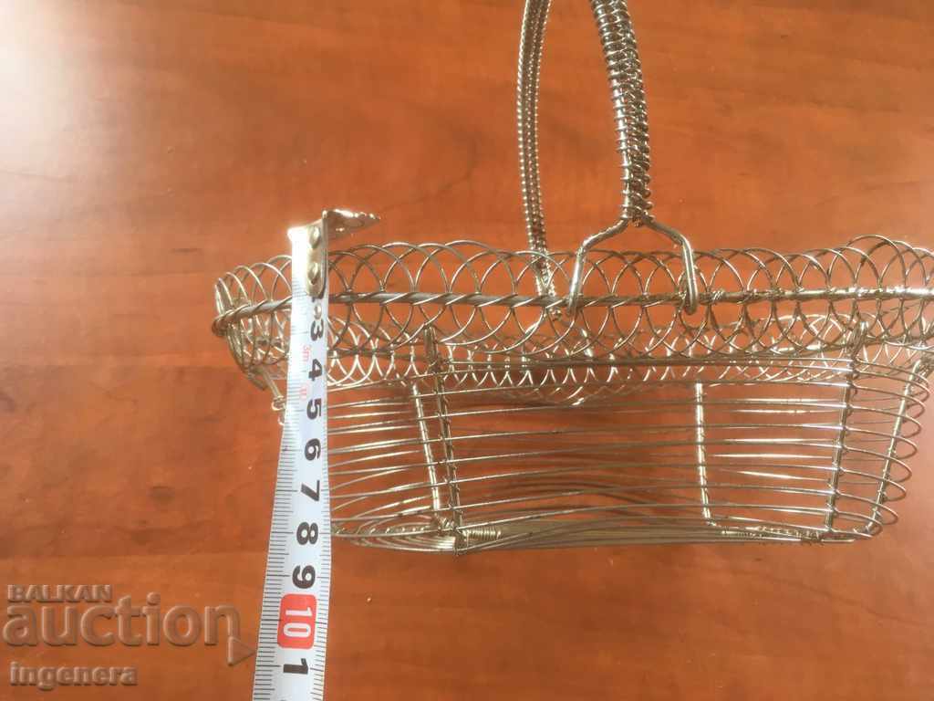 BASKET BASKET FOR LASARING METAL WONDERFUL ITEM - 5