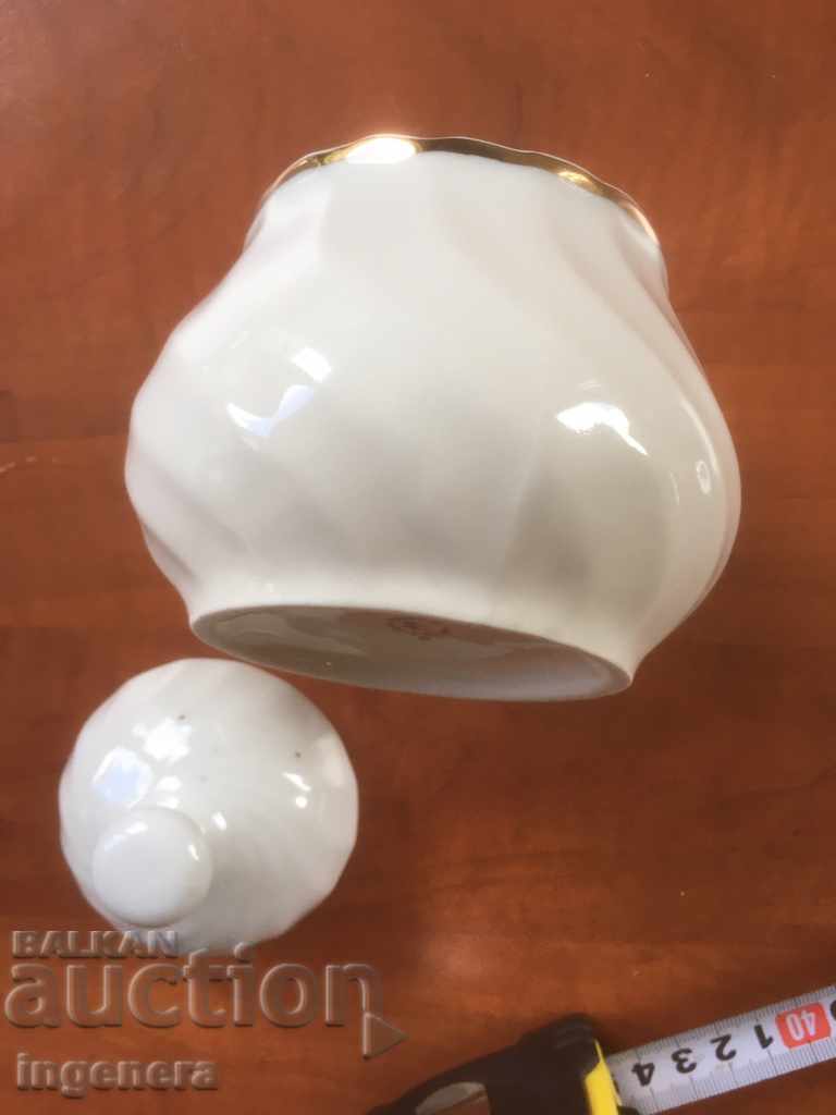 PORCELAIN SUGAR GOLD BULGARIA - 5 PORCELAIN SUGAR GOLD BULGARIA - 5