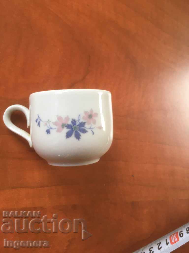 PORCELAIN CUP COFFEE BULGARIA with price 4.00 BGN | € 2.05 PORCELAIN CUP COFFEE BULGARIA with price 4.00 BGN | € 2.05