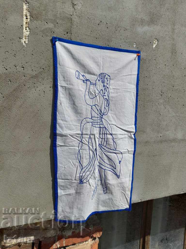 An old embroidered hacker, wall cover with price 15.00 BGN | € 7.67 An old embroidered hacker, wall cover with price 15.00 BGN | € 7.67