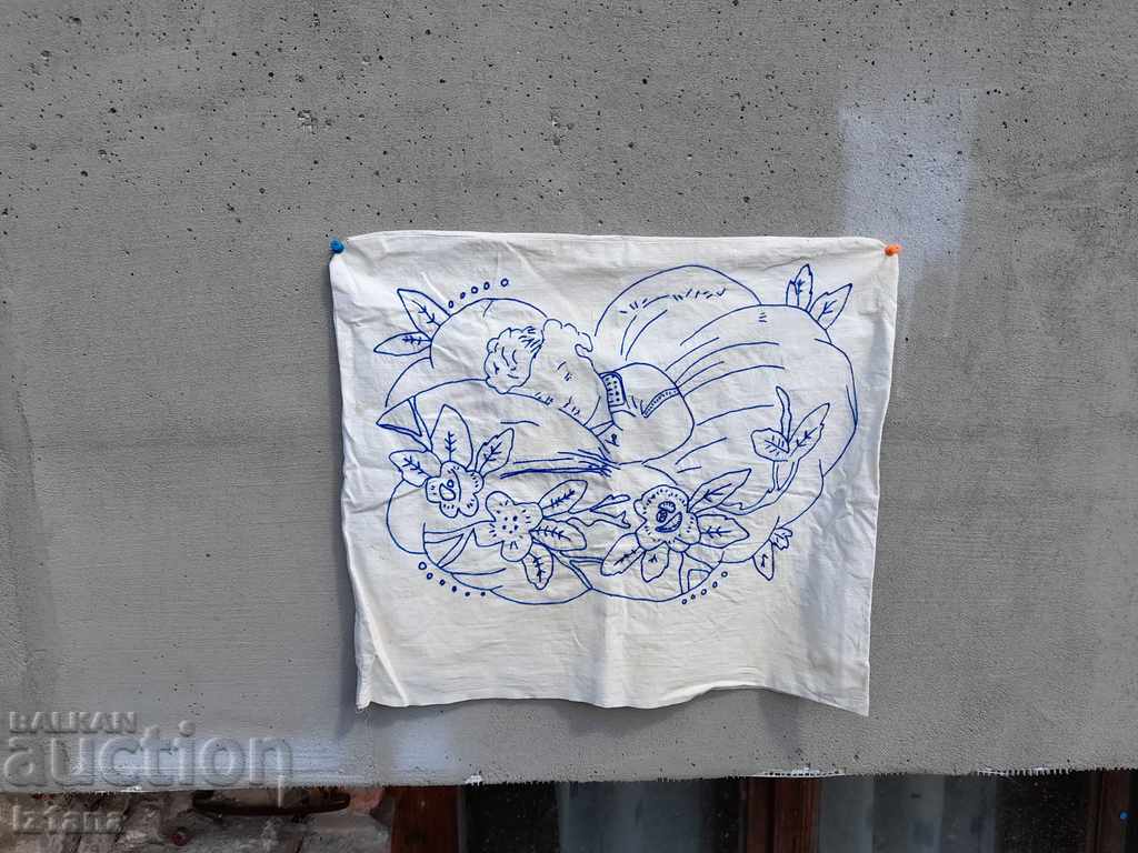 An old embroidered pillow case - 5 An old embroidered pillow case - 5