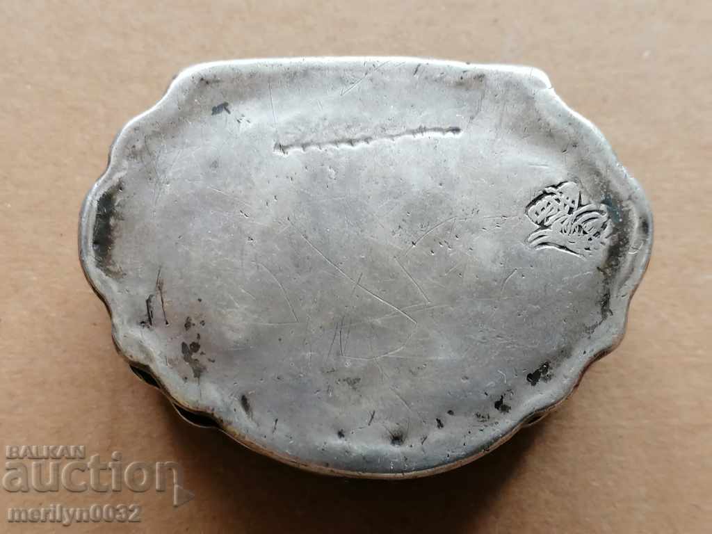 Snuffbox Pasha Mirali Silver 900/1000 Ottoman Crest - 6 Snuffbox Pasha Mirali Silver 900/1000 Ottoman Crest - 6