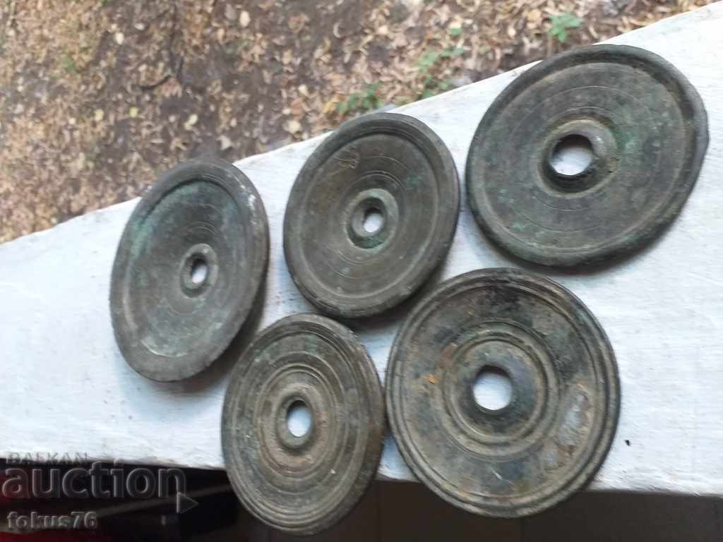 Old bronze Ottoman scales - exagia with price 240.00 BGN | € 122.71