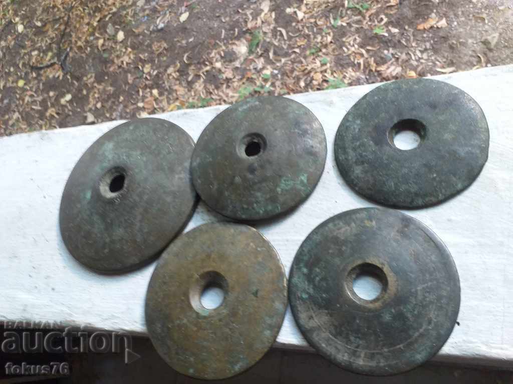 Auction  Old bronze Ottoman scales - exagia