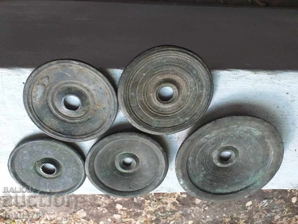 Old bronze Ottoman scales - exagia - 7