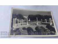 Postcard Stalin The entrance to the Sea Garden 1951