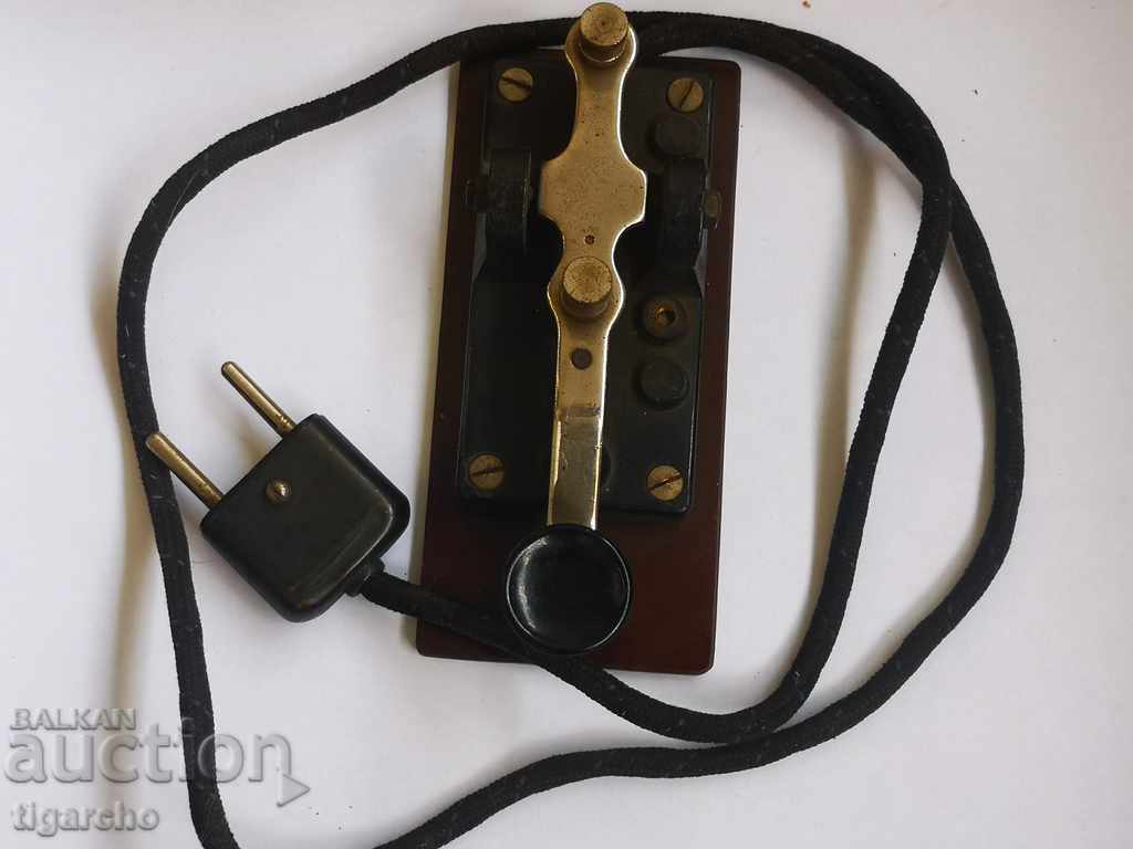 Old morse key with price 75.00 BGN | € 38.35