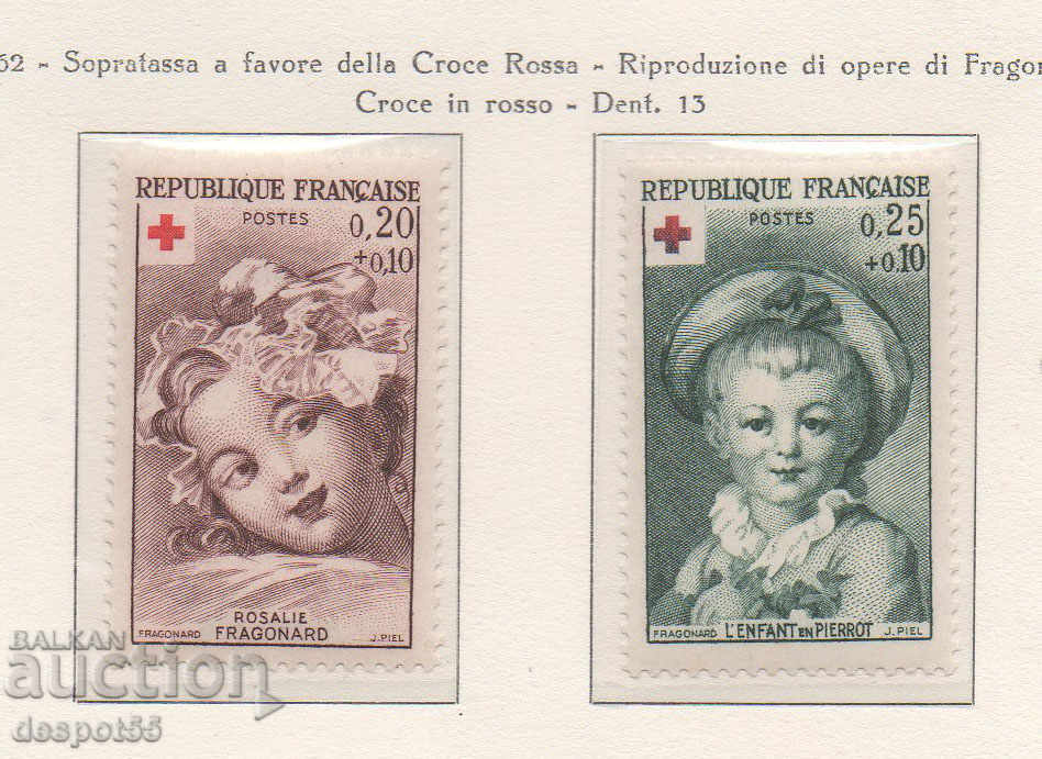 1962. Франция. Червен кръст.
