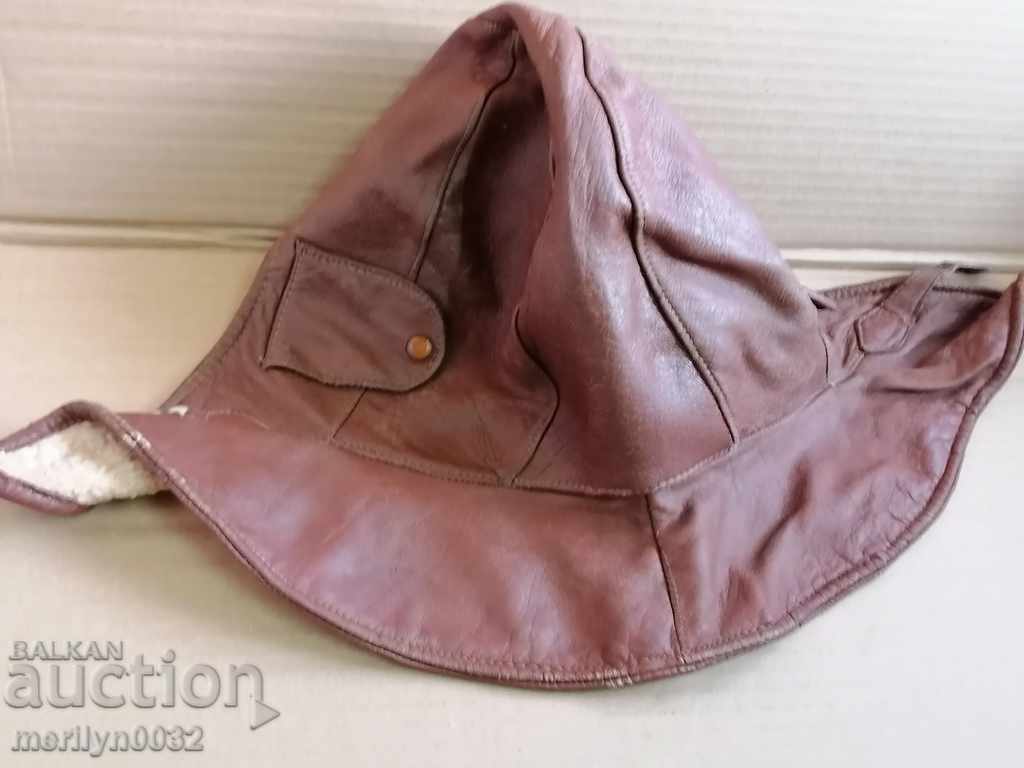 Auction German parachute bonnet motorcycle leather helmet Wehrmacht Auction German parachute bonnet motorcycle leather helmet Wehrmacht
