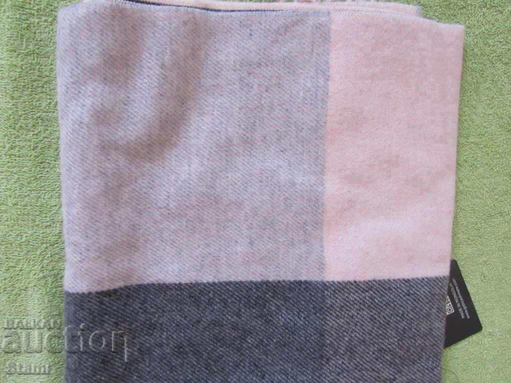 New GOBI Cashmere Scarf - Pink, Gray and Black, Mongolia - 5 New GOBI Cashmere Scarf - Pink, Gray and Black, Mongolia - 5