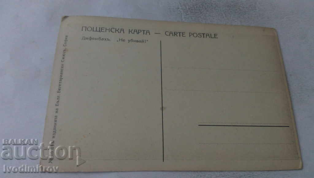 Postcard Dieffenbach Don't kill! with price 2.65 BGN | € 1.35 Postcard Dieffenbach Don't kill! with price 2.65 BGN | € 1.35