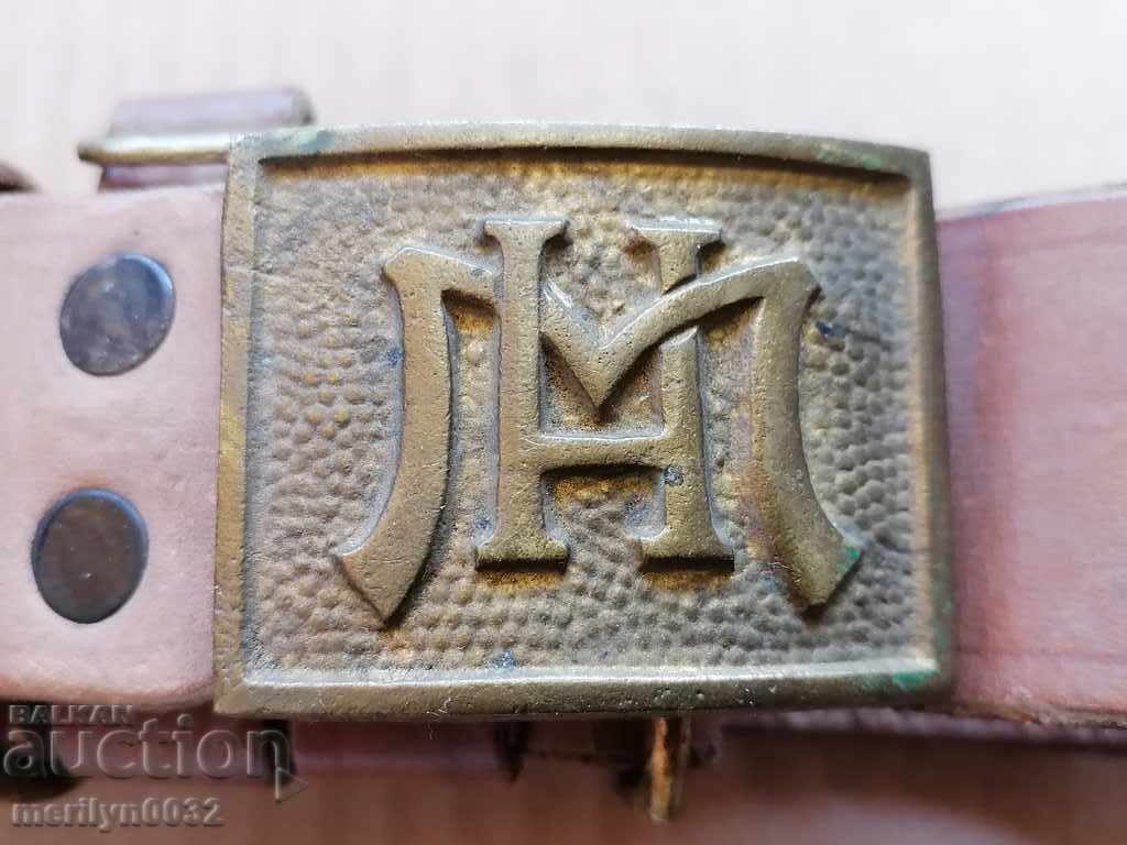 Δημοπρασία Ζώνη λοχίας με πόρπη People's Militia 40-50s NRB Δημοπρασία Ζώνη λοχίας με πόρπη People's Militia 40-50s NRB