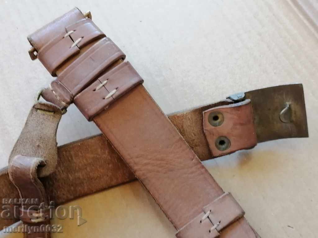 Ζώνη λοχίας με πόρπη People's Militia 40-50s NRB - 6 Ζώνη λοχίας με πόρπη People's Militia 40-50s NRB - 6