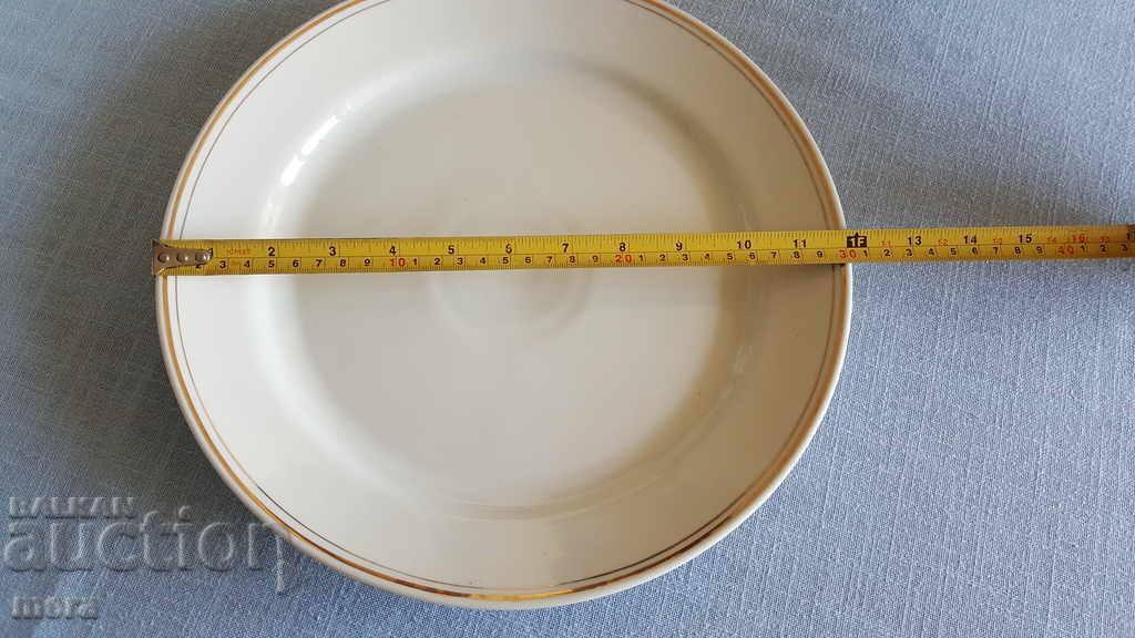 Auction Large porcelain round plateau-Dyanko Stefanov-Razgrad Auction Large porcelain round plateau-Dyanko Stefanov-Razgrad
