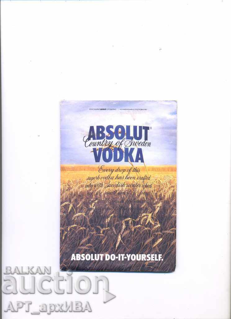 Vodka ABSOLUT - Do It Yourself! O pungă de semințe.