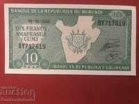 Μπουρούντι 10 Φράγκα 2005 Επιλογή 33ε Ref 7619 Unc