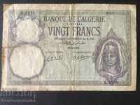 Algeria 20 Francs 1941 Pick 78 Ref 3399