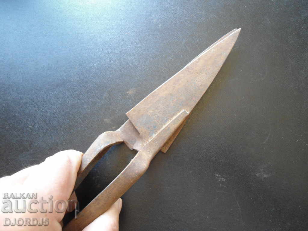 Old forged scissors - 6