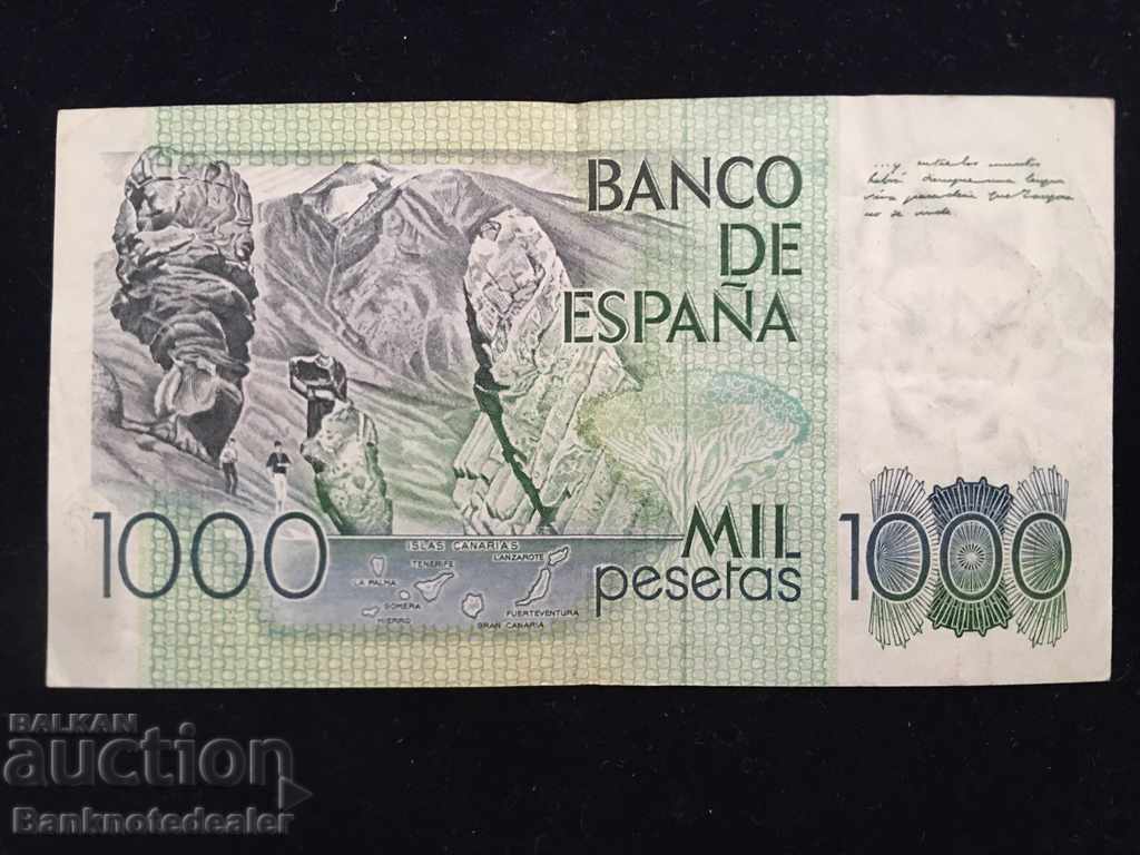 Spain 1000 pesetas 1979 Pick 158 Ref 6171 with price 24.00 BGN | € 12.27 Spain 1000 pesetas 1979 Pick 158 Ref 6171 with price 24.00 BGN | € 12.27