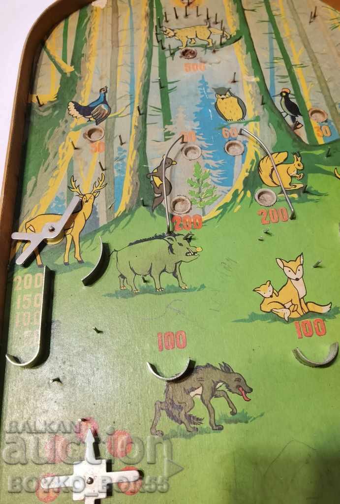 Rare Russian Social Game Billiards Pinball Pinball 60s - 5 Rare Russian Social Game Billiards Pinball Pinball 60s - 5