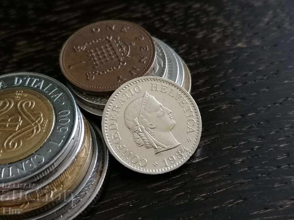 Coin - Switzerland - 10 rapen 1984 with price 1.50 BGN | € 0.77 Coin - Switzerland - 10 rapen 1984 with price 1.50 BGN | € 0.77