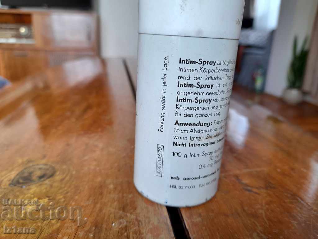 Auction Old deodorant Intim Auction Old deodorant Intim