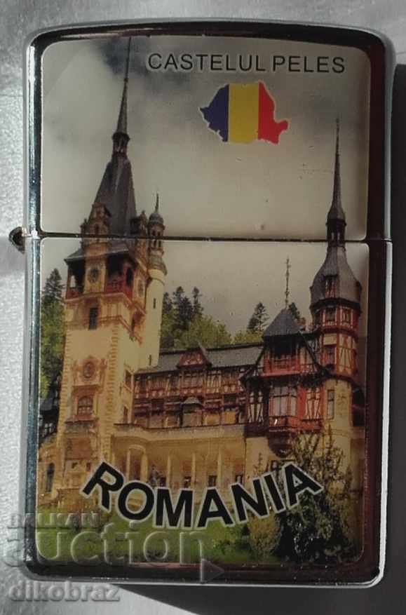 Румъния - Замък Пелеш - запалка тип Zippo