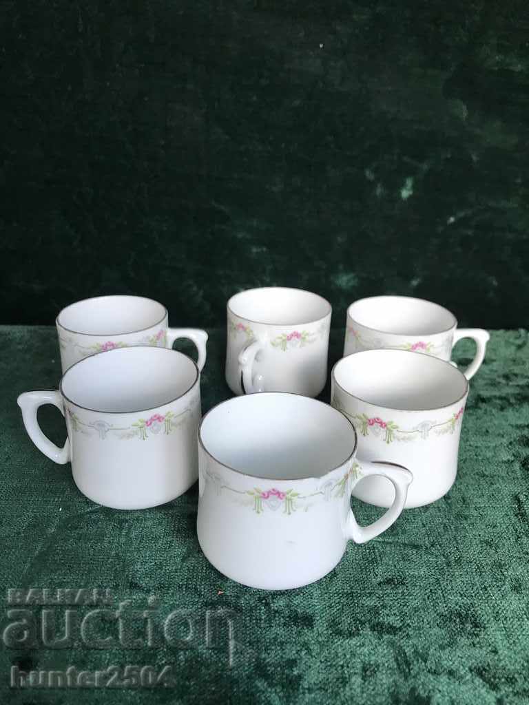 Fine bone china cups, not marked