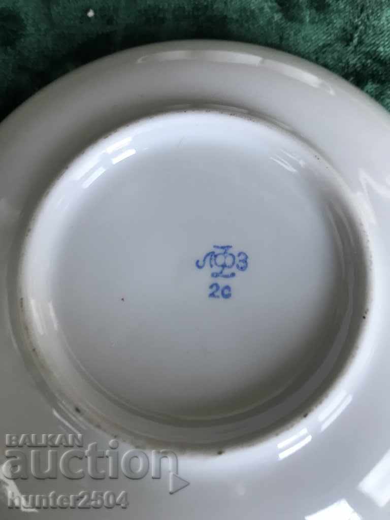 Plate LFZ, cobalt, 14 cm with price 34.95 BGN | € 17.87 Plate LFZ, cobalt, 14 cm with price 34.95 BGN | € 17.87