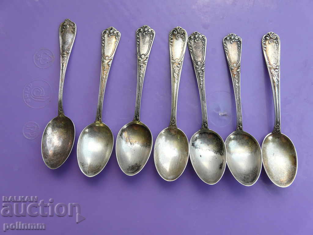 French silver spoons