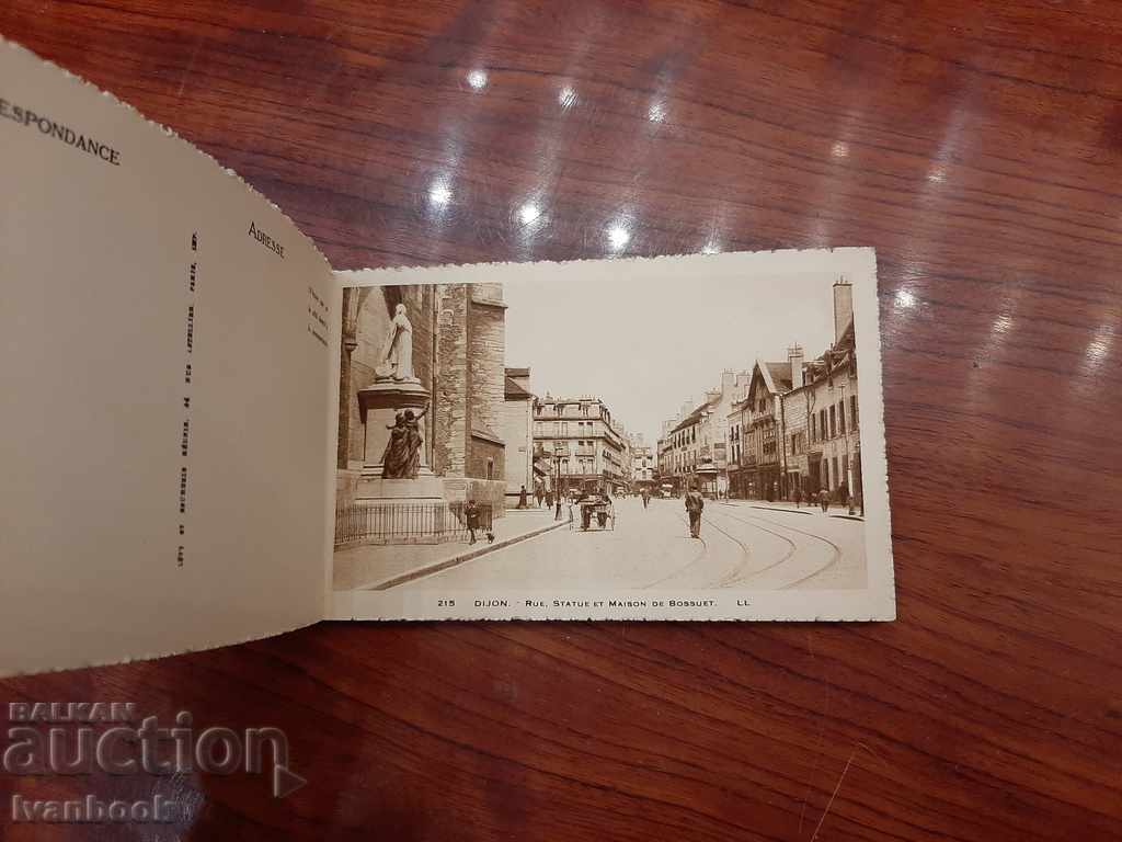 Auction Dijon leaflet cards 20s of the last century Auction Dijon leaflet cards 20s of the last century