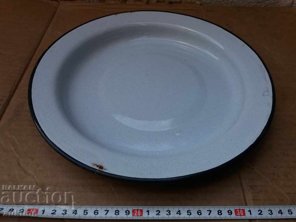 ЕМАЙЛИРАНА СОЦ. КУПА ПОДНОС, ФРУКТИЕРА, ГОЛЯМА ЧИНИЯ СССР с цена 2.99 лв. | € 1.53 ЕМАЙЛИРАНА СОЦ. КУПА ПОДНОС, ФРУКТИЕРА, ГОЛЯМА ЧИНИЯ СССР с цена 2.99 лв. | € 1.53