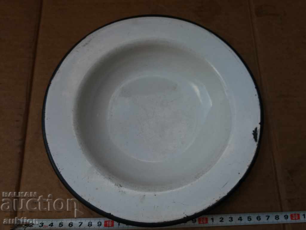 Auction ENAMELED SOC, BOWL, PANIC Auction ENAMELED SOC, BOWL, PANIC