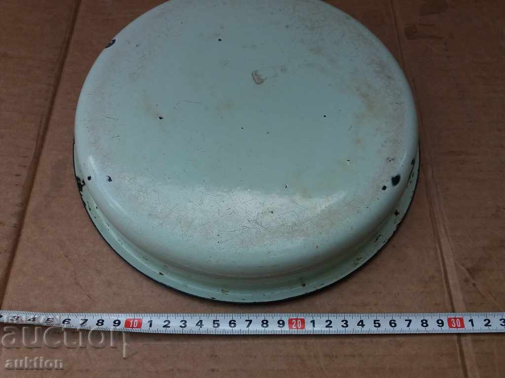 ENAMELED SOC. PIZZA TRAY - 7